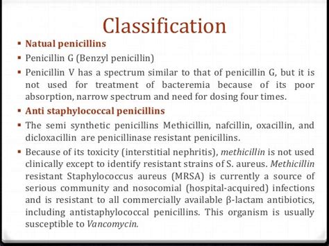 Penicillins (ANTIBIOTICS)