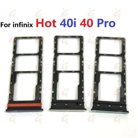 Gaveta De Chip Bandeja Slot Sim Para Infinix Hot 40i 40 Pro X6836 X6837 X6528B X6528 Shopee Brasil