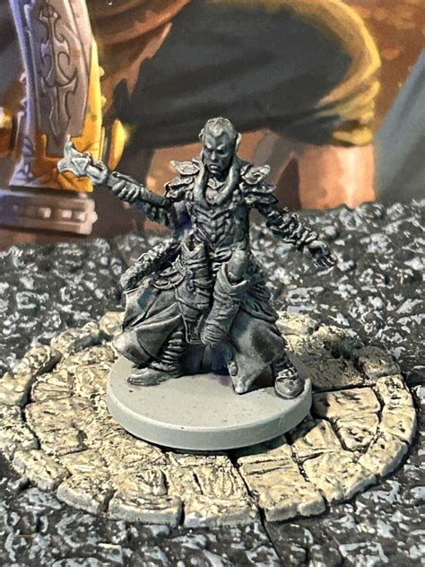 Drow Elf Wizard Legend Of Drizzt Dandd Miniature Dungeons Dragons Sorcer