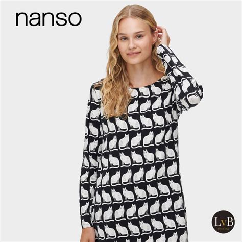 Nanso Helvi Nachthemd Black Cat Lingerie Van Bokhoven