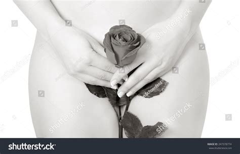 Closeup Beautiful Nude Woman Hiding Her Stock Photo 247378774 Shutterstock