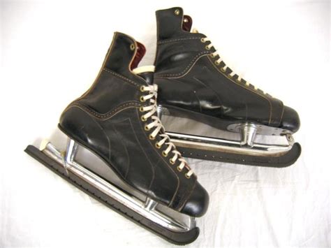 Ice Skates 1940s 2 Buaer Hockeygods