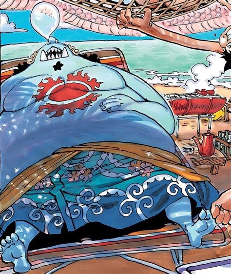 Jinbe Color Spread Anime Nghệ Thuật One Piece