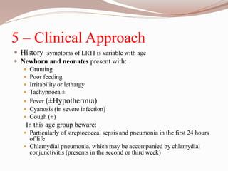 Lower respiratory tract infection (LRTI) in | PPT