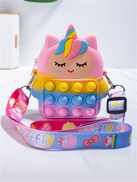 Cartoon Design Pop It Novelty Bag