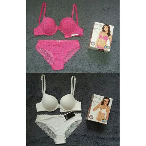 Jual Paket Bra Set Esmara Pink White Shopee Indonesia