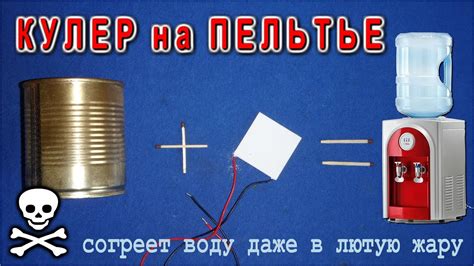 Кулер для воды на Пельтье своими руками - YouTube