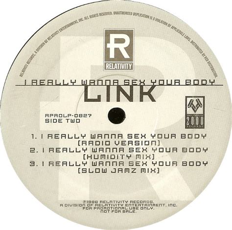 Link I Really Wanna Sex Your Body Releases Discogs