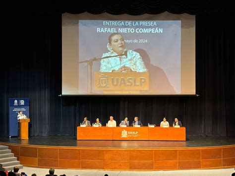 UASLP y UAPA entregan presea Rafael Nieto Compeán por trayectoria a