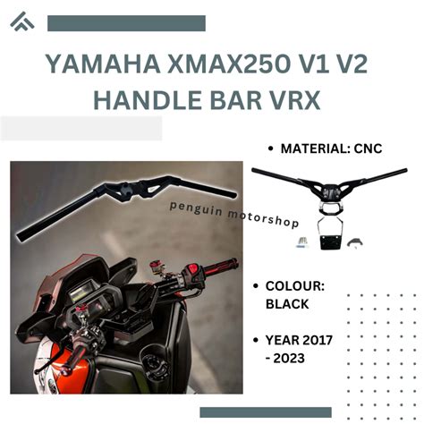 YAMAHA XMAX XMAX V V CNC HANDLE BAR NAKED HANDLEBAR MOTOR RACING CNC STEERING VRX XMAX