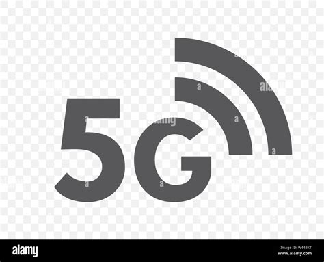 5g Network Technology Icon Fifth Generation Wireless Internet Symbol