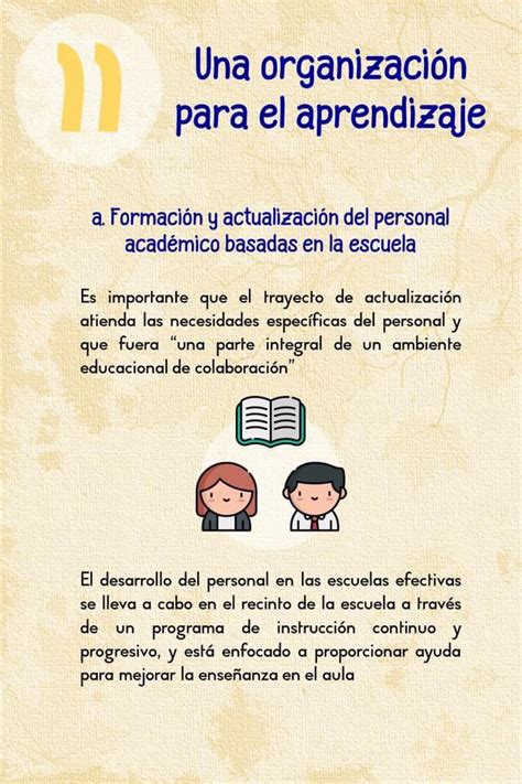 Características clave de las escuelas efectivas material de estudio