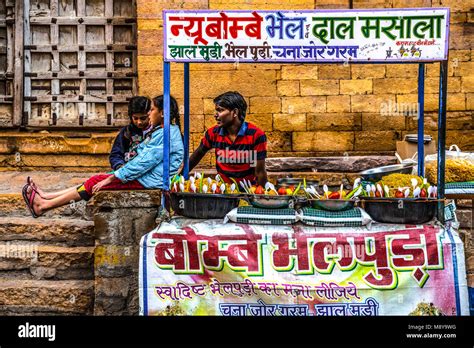 India Rajasthan Jaisalmer Indian Street Food Stock Photo Alamy
