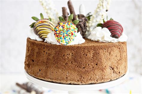 Birthday Party Idea: Chocolate Angel Food Cake Recipe - Shari's Berries