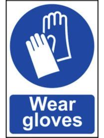 Wear Gloves Sign