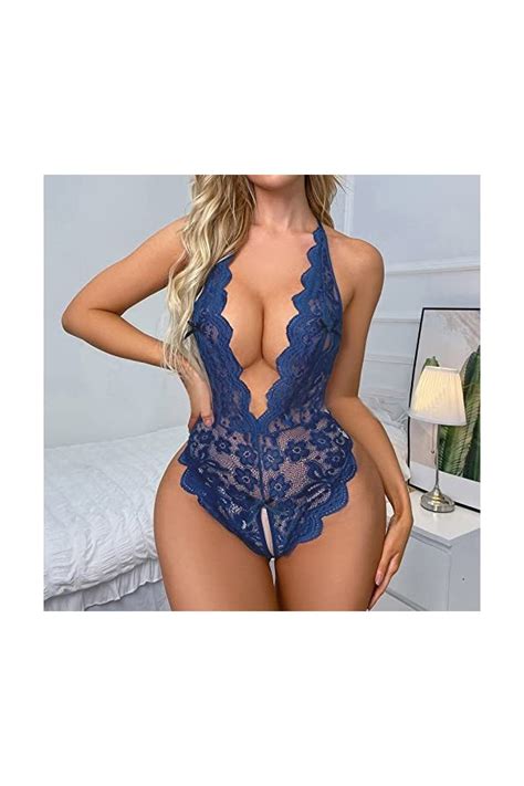 Nuisette Sexy Femme Sensuelle Sexy Cuir Lingerie Ouverte Vêtements