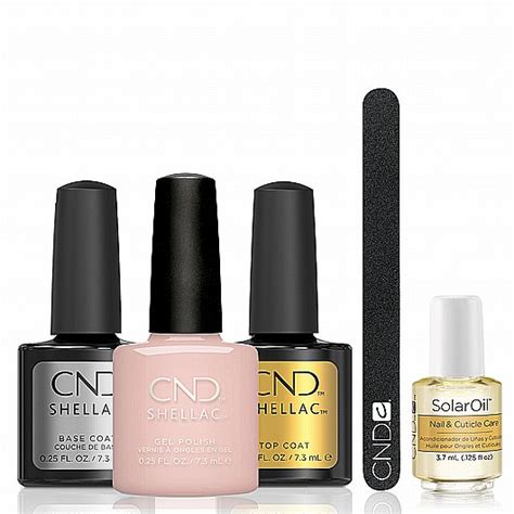 מארז עשי זאת בעצמך לק ג ל היפואלרגני ניוד CND SHELLAC NUDE DIY KIT ערכות לק ג ל חנות מוצרי