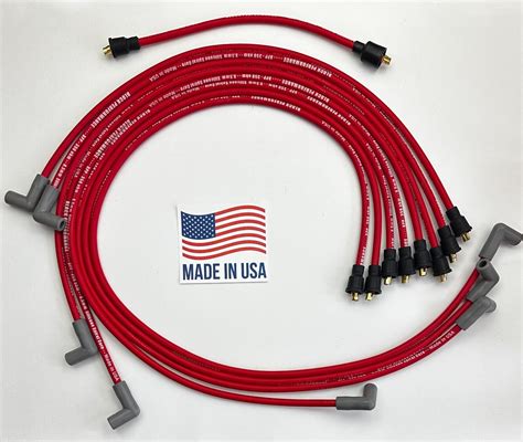 Small Female Cap Chevy 327 350 Hei Distributor 85mm Wires Under Ex
