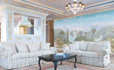 Фрески на Потолке в Современном Интерьере, Виды, Фото