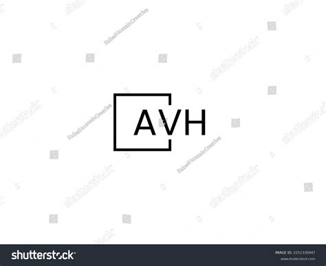Letra AVH Ilustración del vector de: vector de stock (libre de regalías ...