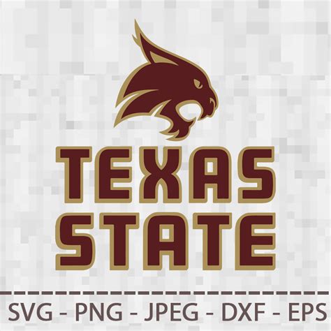 Texas State Bobcats Logo Svg Png Jpeg Dxf Digital Cut Vecto Inspire