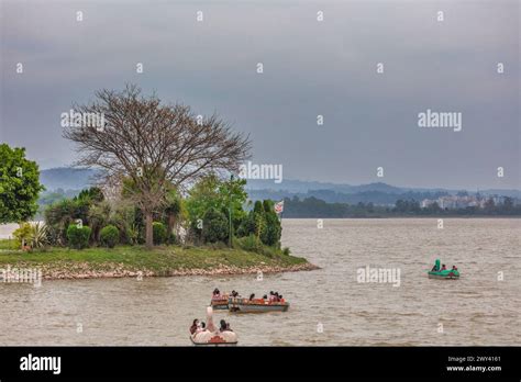 Boating At Sukhna Lake Chandigarh India Stock Photo Alamy