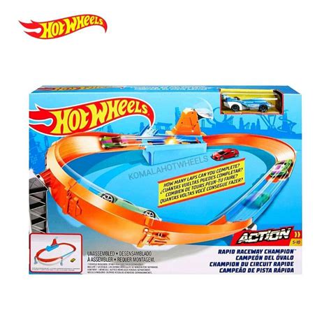 Jual Hot Wheels Track Tikungan Rapid Raceway Free Car Shopee Indonesia