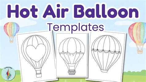 Free Printable Hot Air Balloon Template Printable Templates