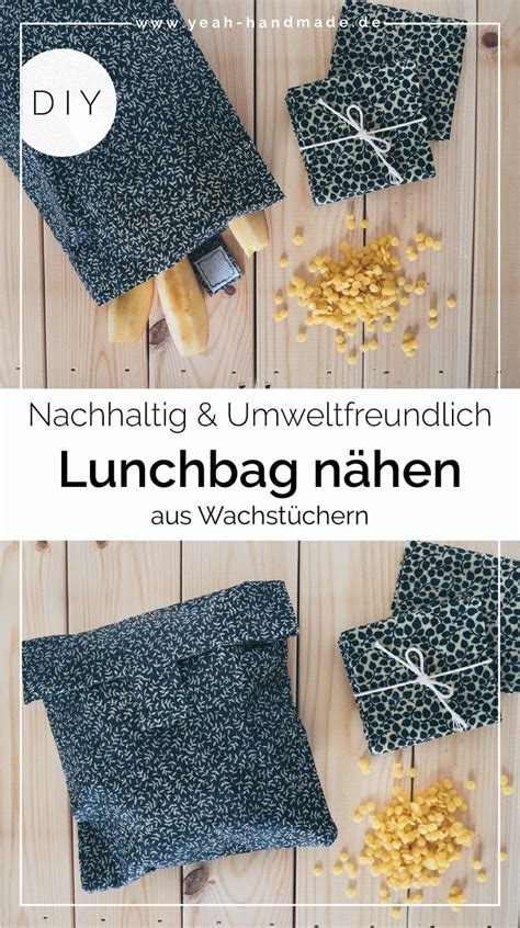 Diy Lunchbag N Hen Aus Wachstuch Mit Klettverschluss Yeah Handmade