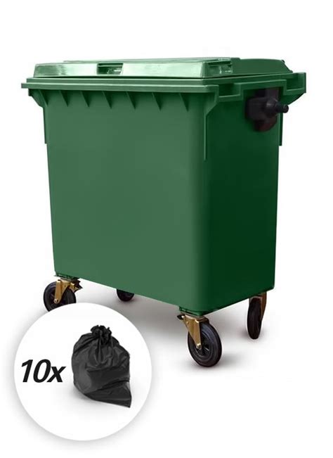 Green 660 Litre Wheelie Bins For Sale Wheelie Bin Solutions