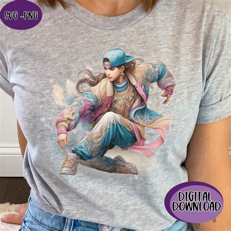 Mexican Sublimation Svg Png Latina Svg Spanish Hip Hop Freestyle Dancer T Shirt Product Design