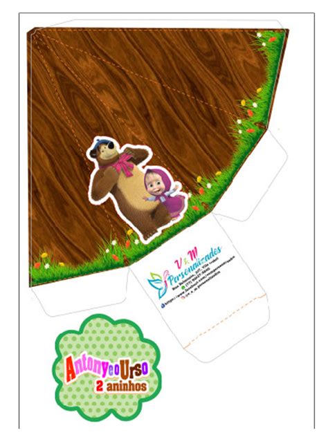 Kit Arquivo Digital Masha E O Urso 01 V M Personalizados