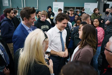 Prime Minister Justin Trudeau Participates In A Town Hall With Post