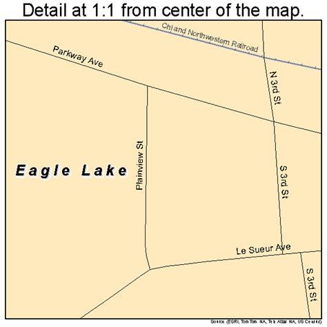 Eagle Lake Minnesota Street Map 2717378