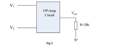 Solved Design An Operational Amplifier Circuit U Solutioninn