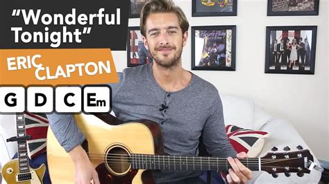 Eric Clapton Wonderful Tonight Acoustic Guitar Lesson Easy Chords