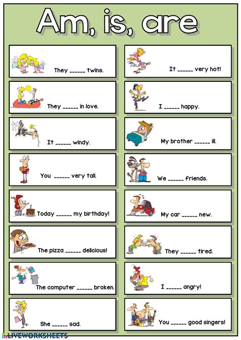 Workout Routine Get Exercises Verb To Be Simple Past