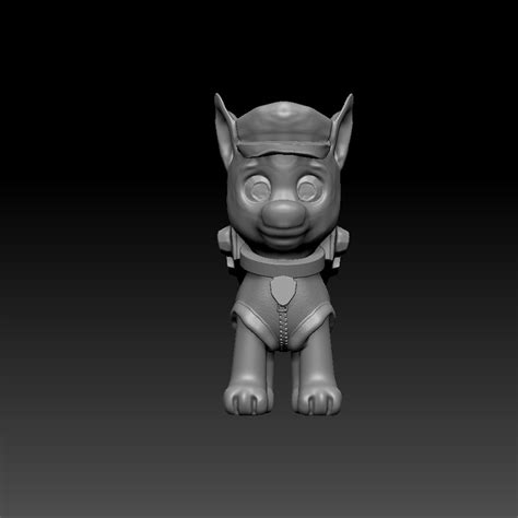 Stl File Paw Patrol Chase 🐾 ・3d Printer Model To Download・cults