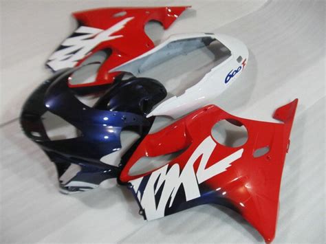 Vermelho Branco Azul Carenagem Kit Para HONDA CBR600F4 99 00 CBR600 F4