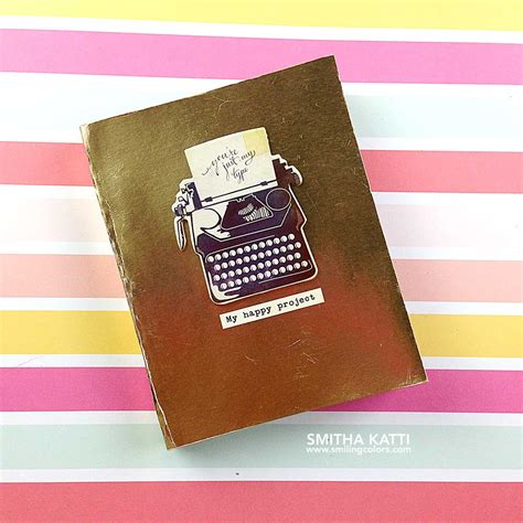 Easy Hot Glue Book Binding Video Tutorial Smiling Colors