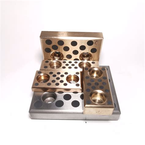 Wear Oiles Sliding Bearing Bronze Pads Embedded Graphite Brass Pads