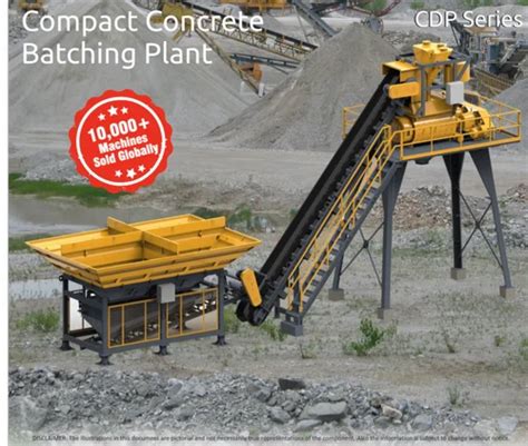 Kyb Conmat Compact Concrete Batching Plant At Best Price In Raipur Id