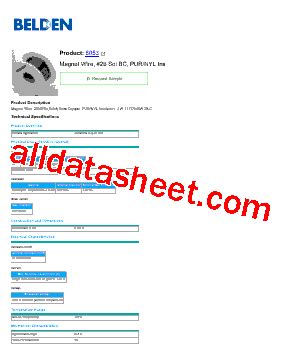 8053 Datasheet(PDF) - Belden Inc.