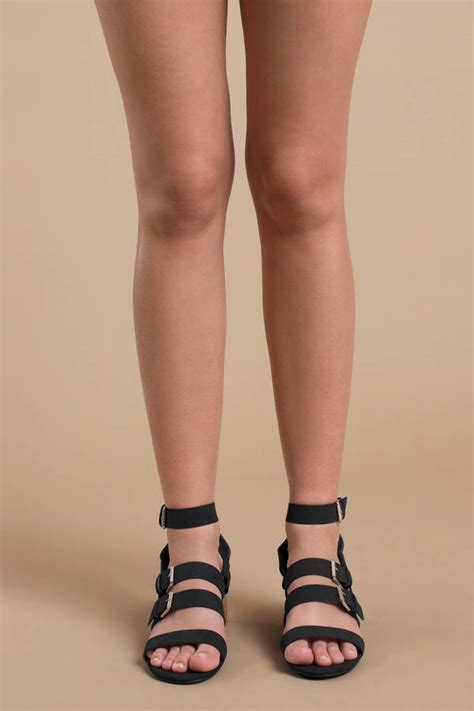 Ankle Strap Heels Nude Pumps Grey Strappy Closed Toe Tobi