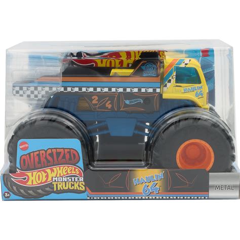 Haulin Hot Wheels Monster Trucks Oversized Cm