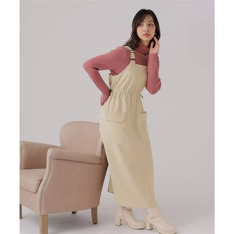 キューティーブロンド Cutie Blonde 起毛ドロストジャンパースカート アイボリー 004 ファッション通販 MAGASEEK マガシーク