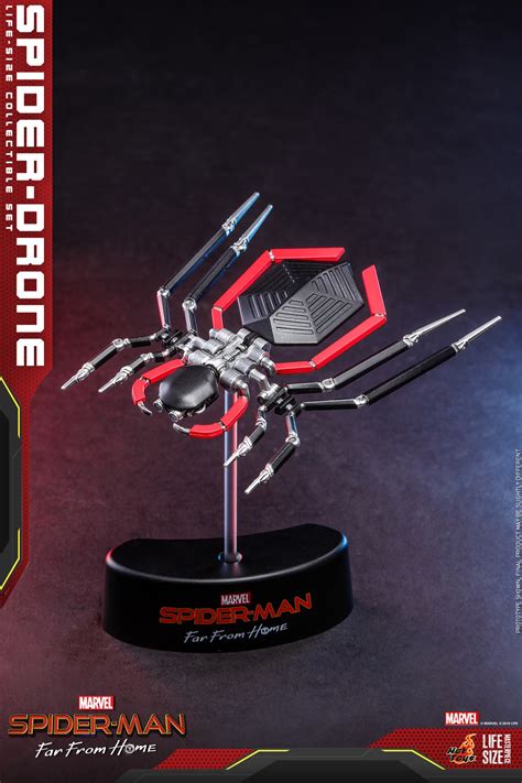 Spider Man Far From Home Life Size Spider Drone Set By Hot Toys