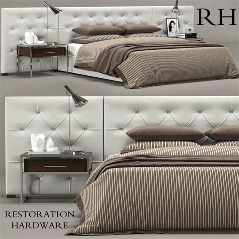 Restoration Hardware Bed 3d Model For Download