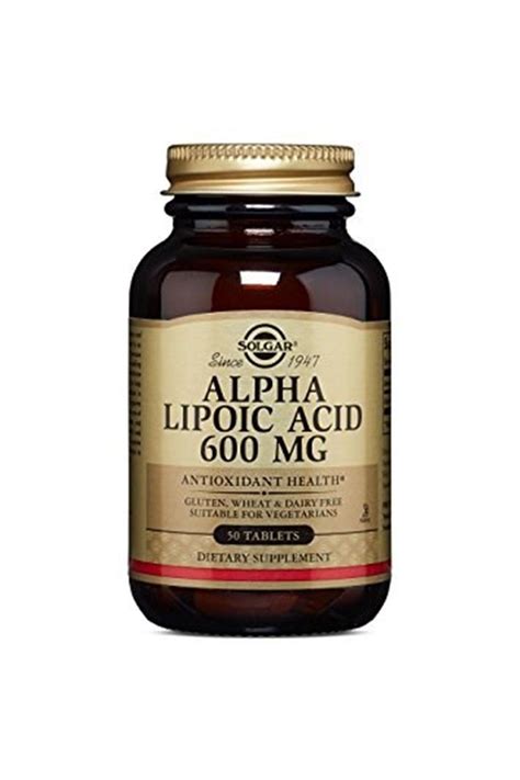 Solgar Alpha Lipoic Acid 600 Mg 50 Kapsül Tablet Fiyatı Yorumları