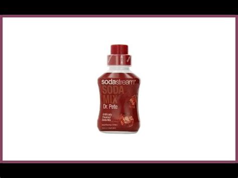 SodaStream Soda Mix Dr Pete Review YouTube